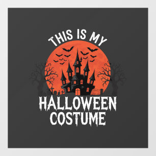 Halloween Costume Haunted Castle Vector Design