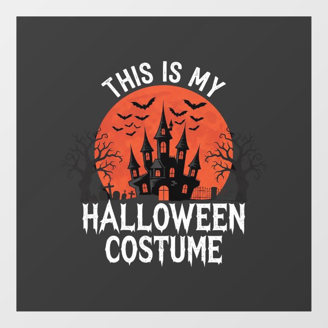 Halloween Costume Haunted Castle Vector Design (Sheet)