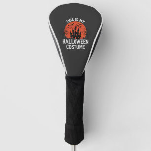 Halloween Costume Haunted Castle Vector Design Golf Head Cover