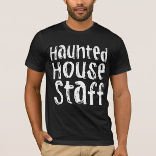 Halloween Costume Haunted House Staff T-Shirt