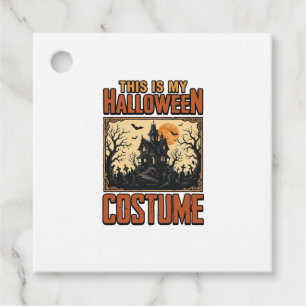 Halloween Costume Haunted House Vintage Shirt Desi Favour Tags