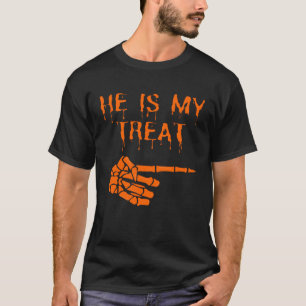 Halloween Costume He Is My Treat T-Shirt