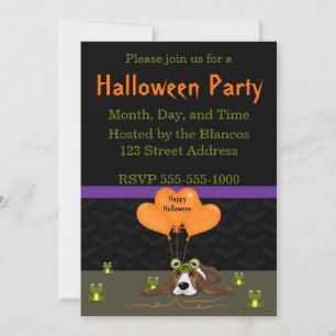 Halloween Costume Invitation