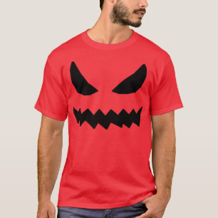 Halloween Costume Jack O' Lantern Pumpkin Face Wom T-Shirt