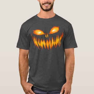Halloween Costume Jack O' Lantern Pumpkin Face Wom T-Shirt