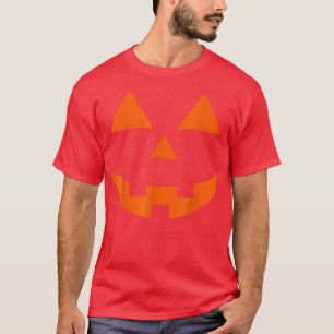 Halloween Costume Jack O' Lantern Pumpkin Face Wom T-Shirt