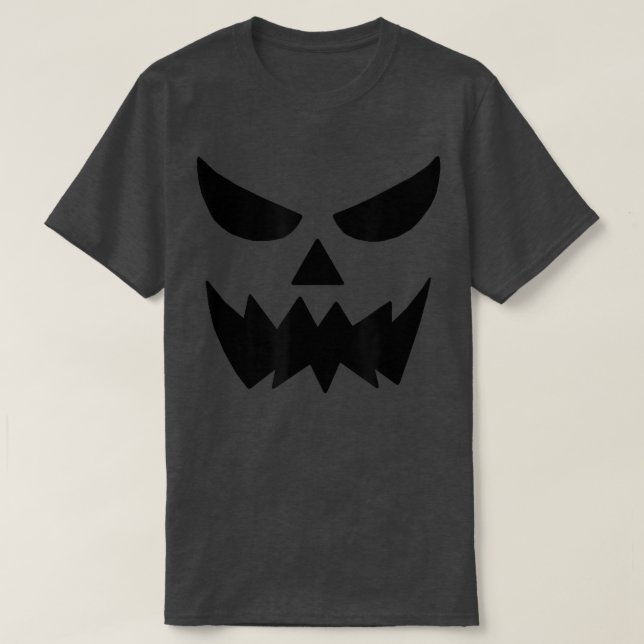 Halloween Costume Jack O' Lantern Pumpkin Face Wom T-Shirt (Design Front)