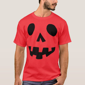 Halloween Costume Jack O' Lantern Pumpkin Face Wom T-Shirt