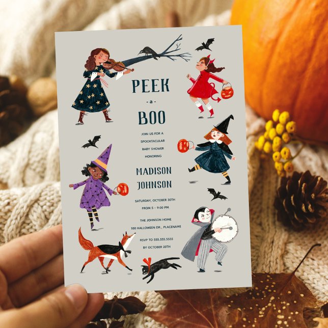Halloween costume kids babyshower invitation (Creator Uploaded)