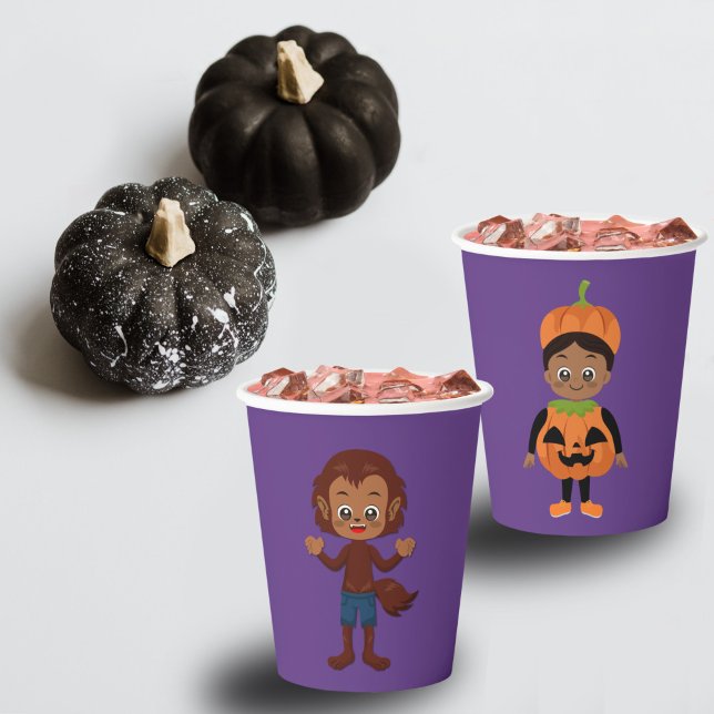 Halloween Costume Kids Party  Paper Cups (Creator Uploaded)