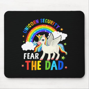 Halloween Costume Men Unicorn Security Fear The Da Mouse Pad