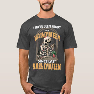 Halloween Costume Men Women Adult Funny Fun Hallow T-Shirt