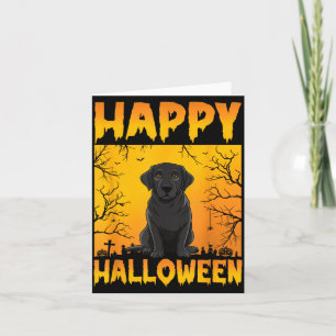 Halloween Costume Men Women Kids Funny Black Card