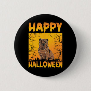 Halloween Costume Men Women Kids Funny Shar Pei Do 6 Cm Round Badge