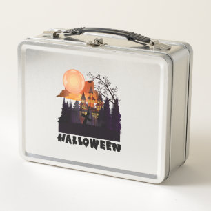 Halloween costume metal lunch box
