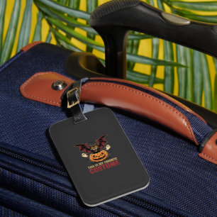 Halloween Costume Monster Pumpkin Gothic Vector De Luggage Tag