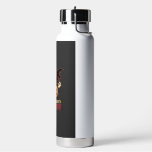 Halloween Costume Monster Pumpkin Gothic Vector De Water Bottle