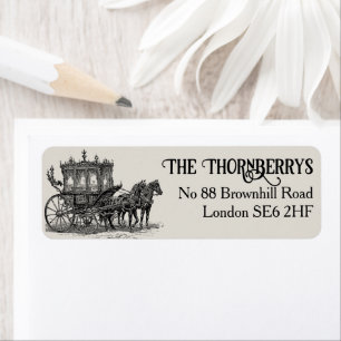 Halloween Costume Party Adults Return Address Label