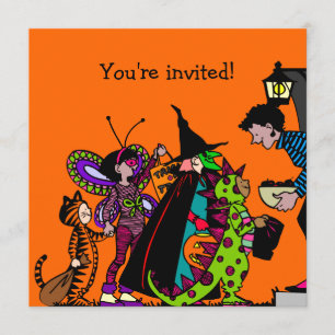 Halloween Costume Party Invitation