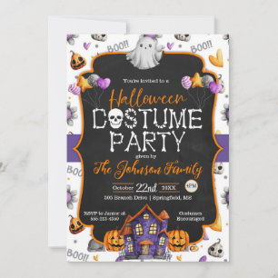 Halloween Costume Party Invitation