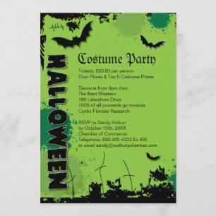 Halloween Costume Party Invitation