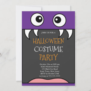 Halloween Costume Party Invitation