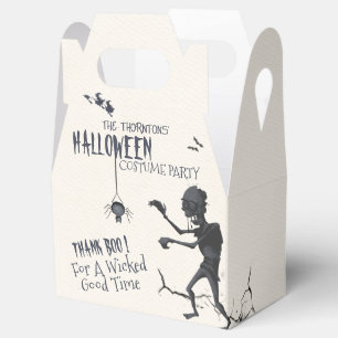 Halloween Costume Party Invitation Favour Box