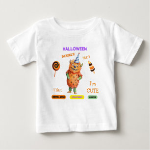 Halloween Costume Party Monsters spooky fun Dance Baby T-Shirt
