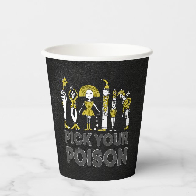 Halloween Costume Party Paper Cups (Front)