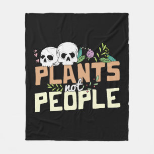 Halloween costume plants not people halloween fleece blanket