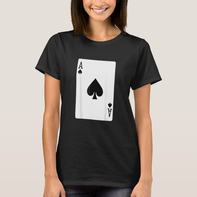 Halloween Costume Poker Card Unique Halloween T-Shirt (Front)