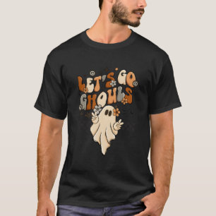 Halloween Costume Retro Let'S Go Ghouls Peace Sgn  T-Shirt