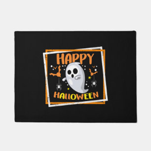 Halloween Costume Shirt, Happy Halloween Ghost   Doormat