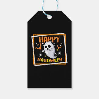 Halloween Costume Shirt, Happy Halloween Ghost Gift Tags