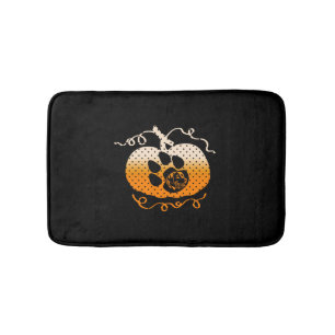 Halloween Costume Shirt, Pumpkin Halloween Bath Mat