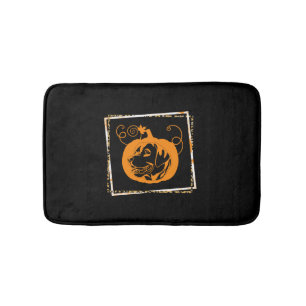 Halloween Costume Shirt, Pumpkin Halloween Bath Mat