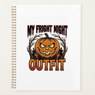 Halloween Costume Shirt Spooky Pumpkin Outfit_1 Planner