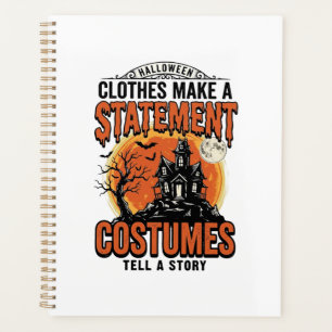 Halloween Costume Statement Vintage Vector Shirt_1 Planner