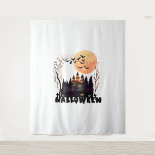 Halloween costume tapestry