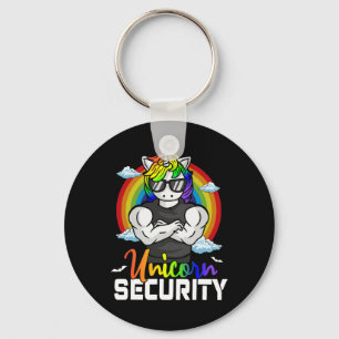 Halloween Costume Unicorn Security Matching Family Key Ring
