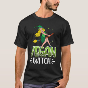 Halloween Costume Vegan Witch T-Shirt