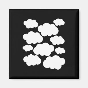 Halloween Costume White Clouds  Magnet