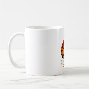 Halloween Costume Witch Cat and Pumpkin Vector Des Coffee Mug
