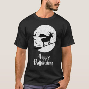 Halloween Costume Witch Goat Lover T-Shirt