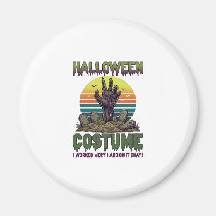 Halloween Costume Zombie Hand Graveyard Tombstones Magnet