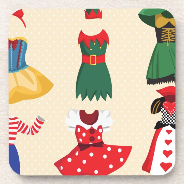 halloween costumes coaster (Front)