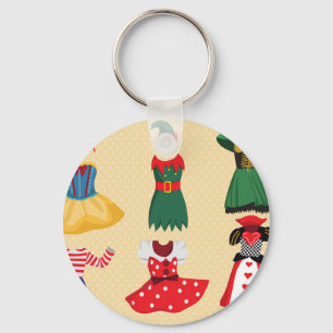 halloween costumes key ring
