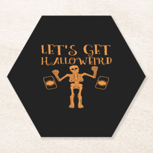 Halloween Costumes Paper Coaster