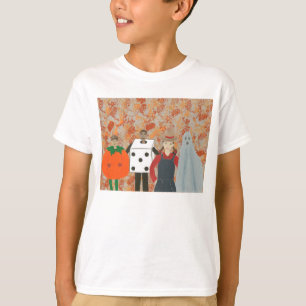 Halloween Costumes Pumpkin Dice Ghost Shirt