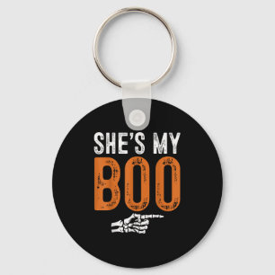 Halloween Costumes Shes My Boo Couple Matching Par Key Ring